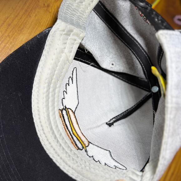 Bob’s Burgers Flying Hamburger baseball trucker cap. Adjustable snap back One SZ - Picture 7 of 7